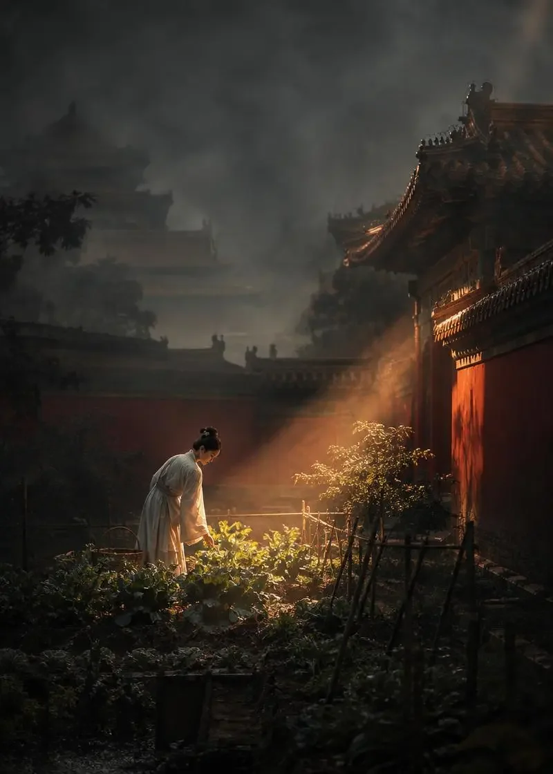 穿成冷宫废妃，我靠种田翻了身竖版海报，穿越重生题材
