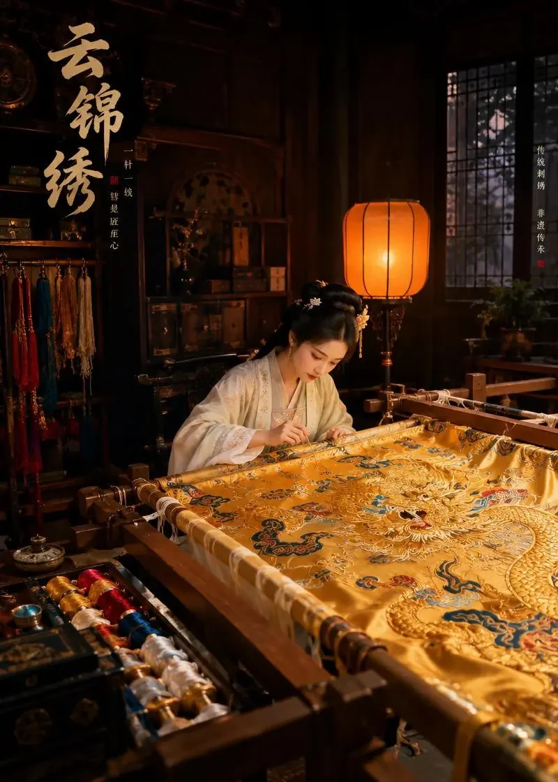 绣娘上位：宫墙里的第一件龙袍海报，古装短剧今日更新
